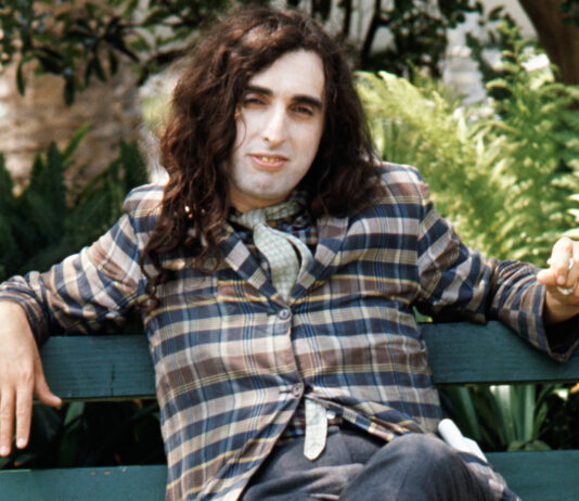 A portrait of American singer and musical archivist Tiny Tim