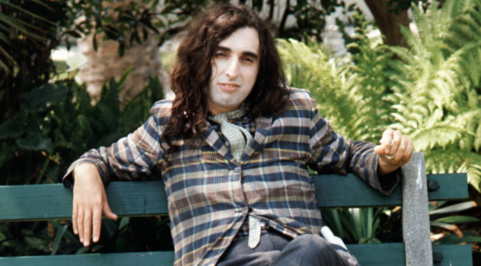 A portrait of American singer and musical archivist Tiny Tim